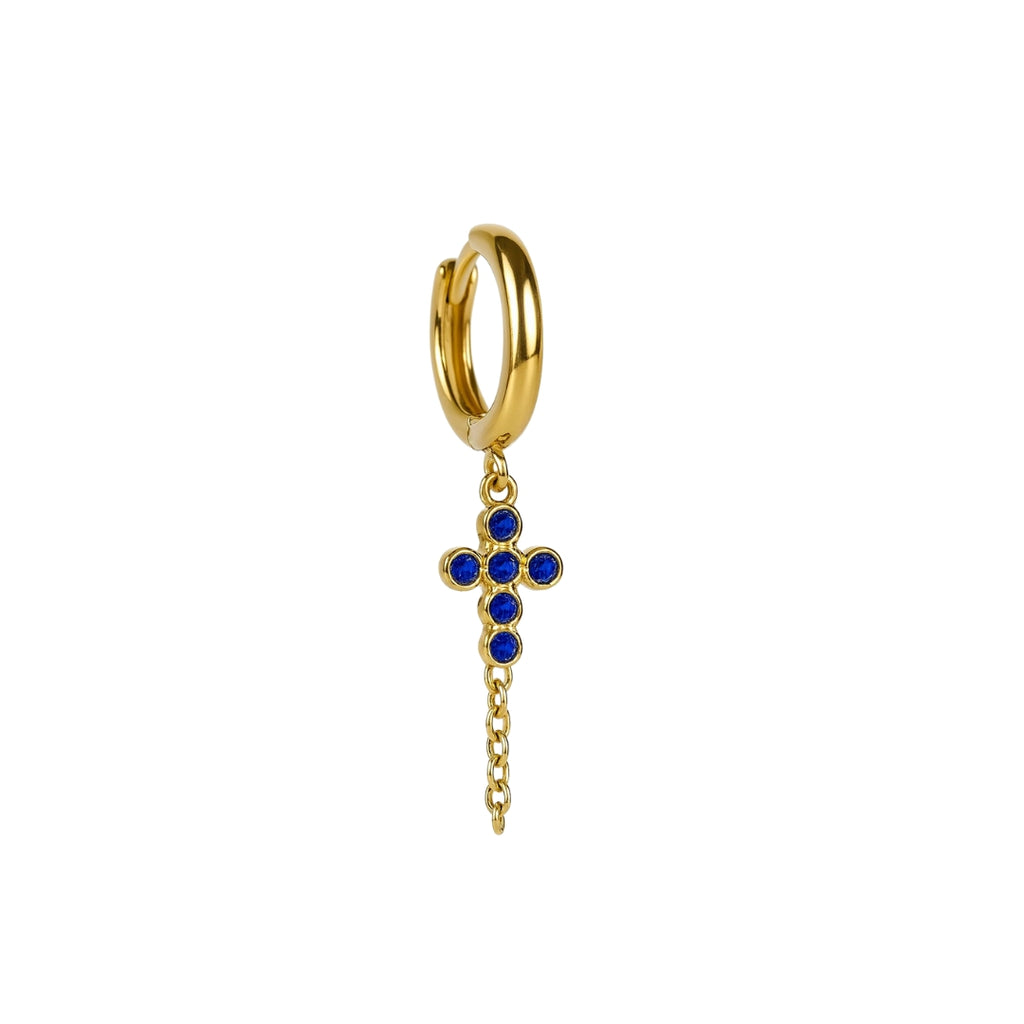 Boucle d'oreille Kyanos